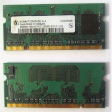 Модуль памяти для ноутбуков 256MB DDR2 SODIMM PC3200 (Абакан)