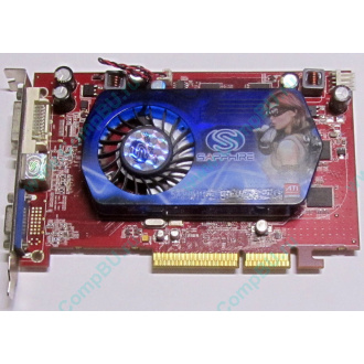 Б/У видеокарта 512Mb DDR2 ATI Radeon HD2600 PRO AGP Sapphire (Абакан)